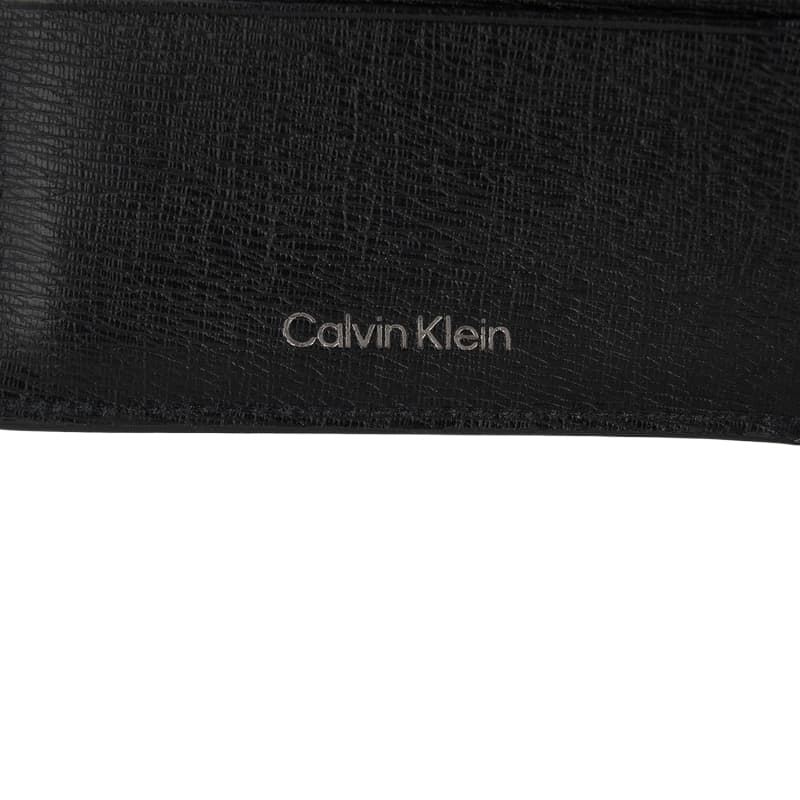 Кошелек calvin klein Коровья кожа Кошелек Мужской Космический черный - изображение 5