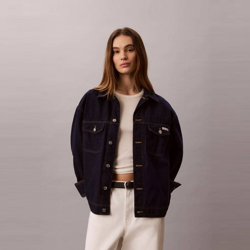 Calvin Klein Джинсовая Куртка Женская - изображение 4