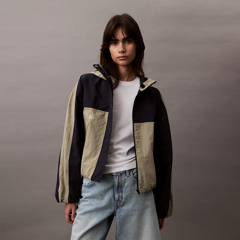 Куртка Calvin Klein SS25 Куртки и Пальто Женские Лорел Коричневый Темно-синий Синий - изображение 3