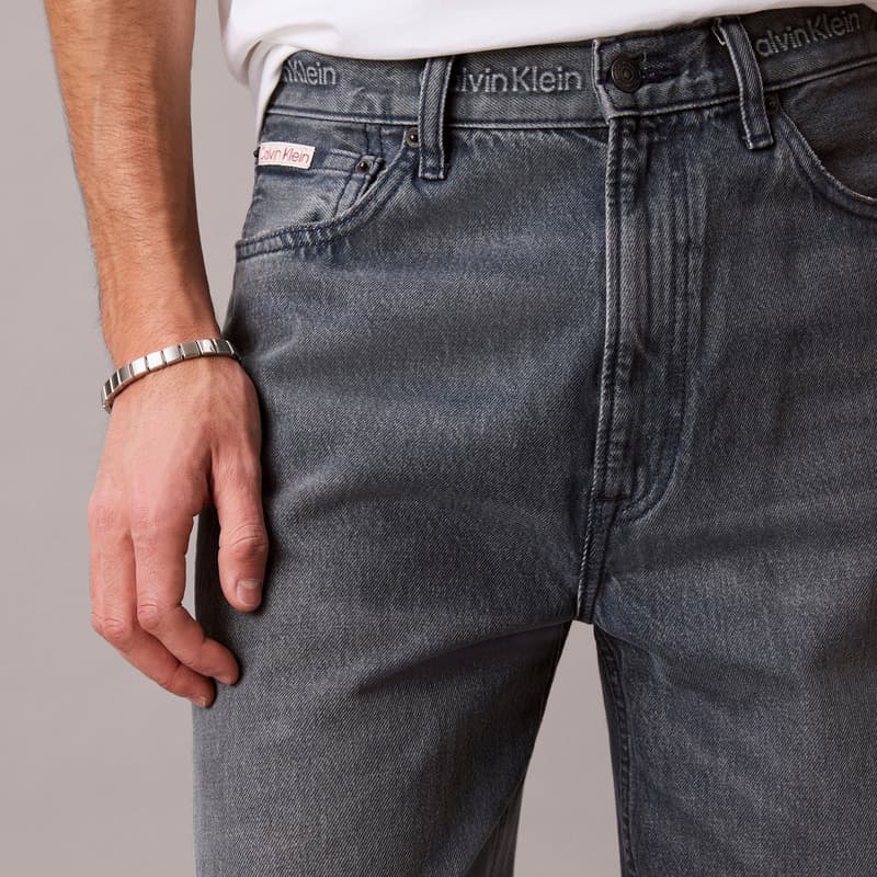 Штаны Calvin Klein SCO Деним Черный Серый Мужские Джинсы - изображение 5