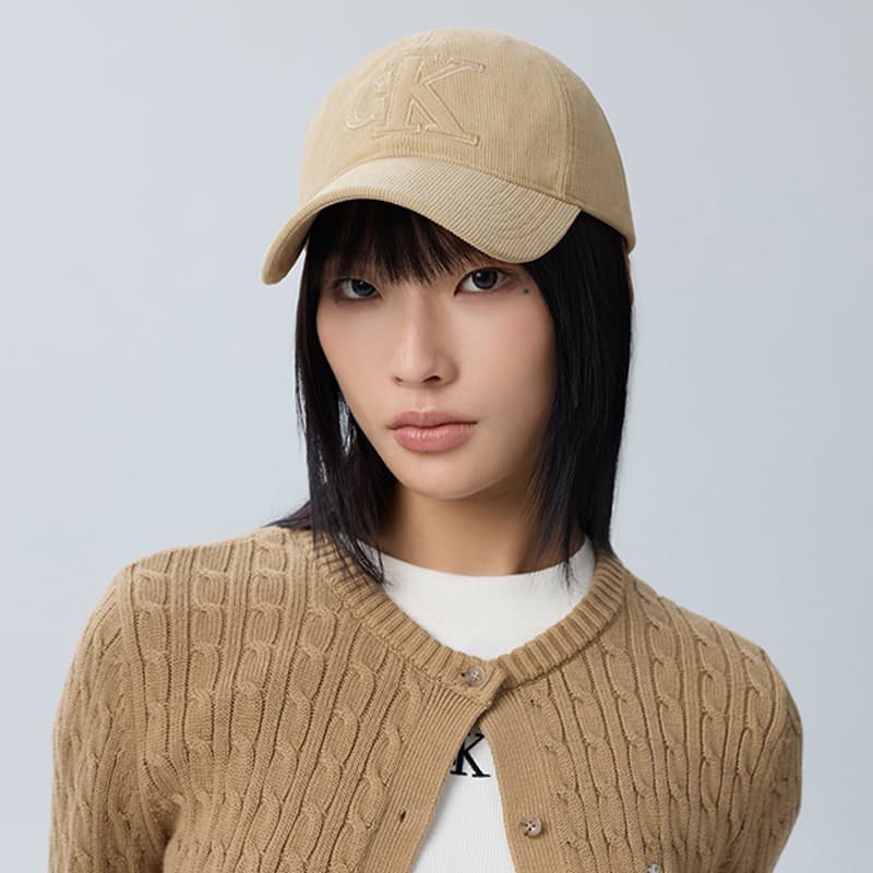 Кепка calvin klein Полиэфирное волокно Кепки Унисекс Хаки - изображение 6