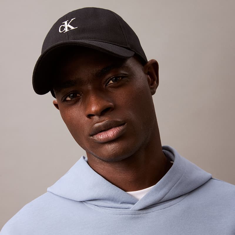 Кепка Calvin Klein Хлопковый Волокно Бейсболки Унисекс Космический Черный - изображение 5