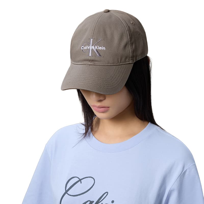 Кепка Calvin Klein Хлопковый Волокно Кепки Унисекс Бронза Коричневый - изображение 8