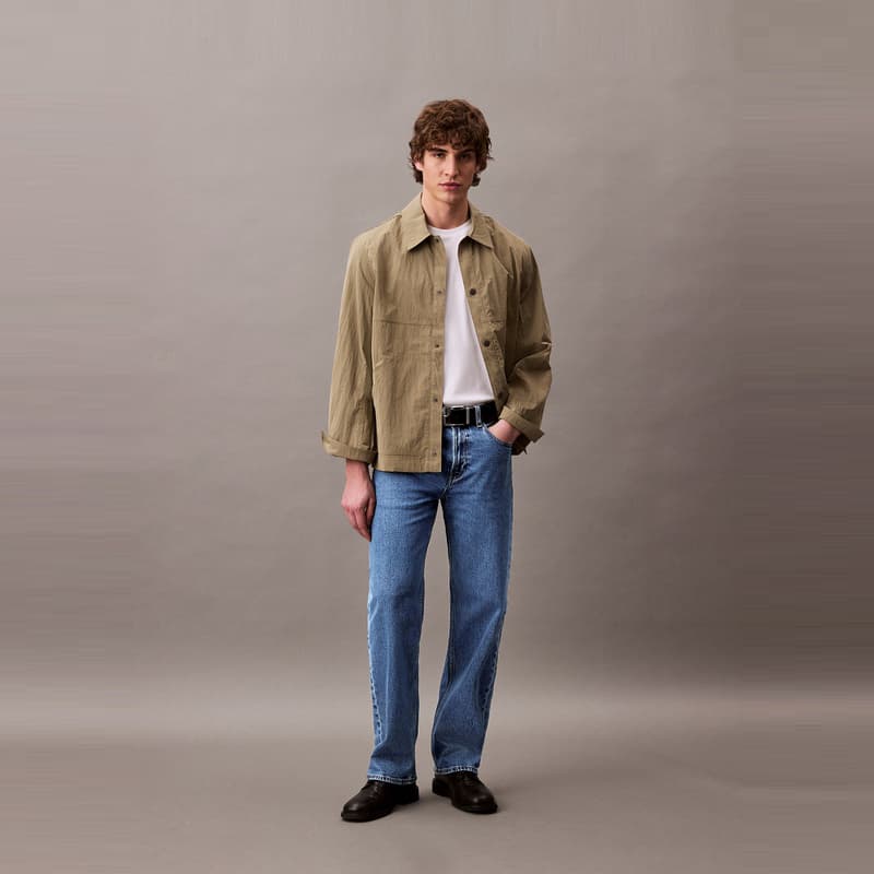 Штаны CALVIN KLEIN SS25 Джинсы Мужские Джинсовые Светло-Синие - изображение 4