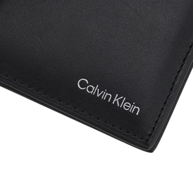 Кошелек calvin klein Коровья кожа Кошелек Мужской Космический черный - изображение 4
