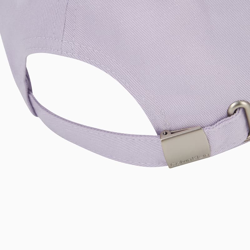 Кепка Calvin Klein Хлопковые кепки из волокна унисекс лавандового цвета - изображение 4