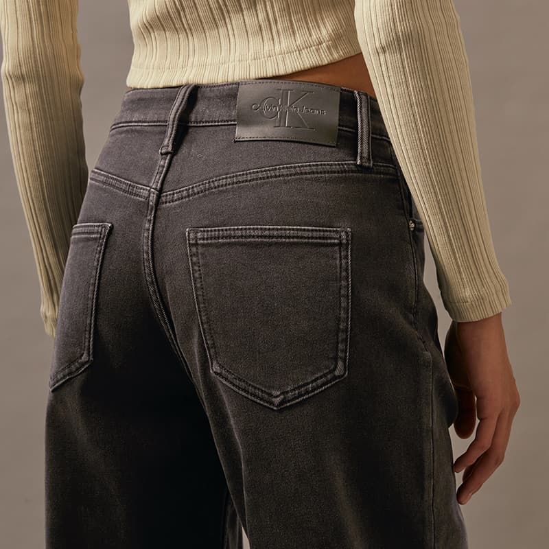 Джинсы Calvin Klein Джинсы Женские Черные - изображение 6