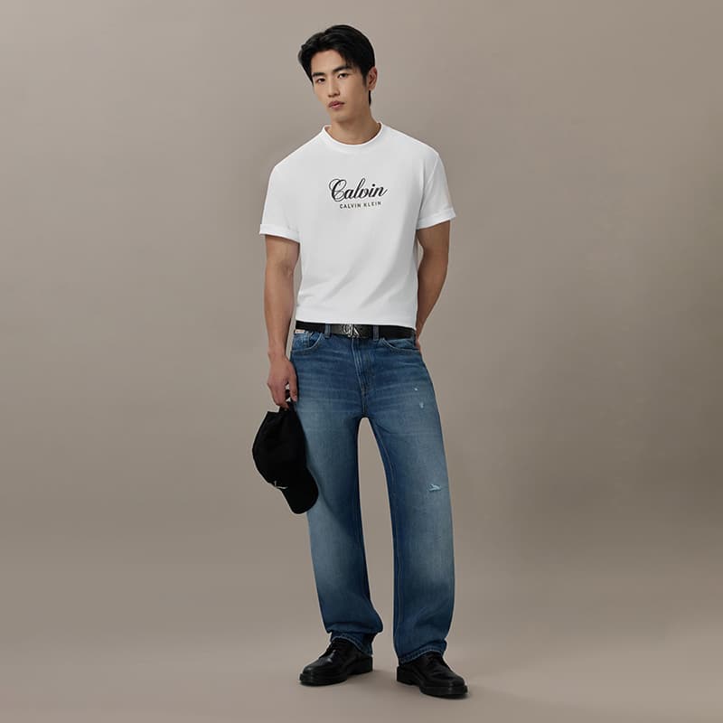 Ремень Calvin Klein Кожаные ремни Мужской Матовый черный Ширина ремня 4 см - изображение 5