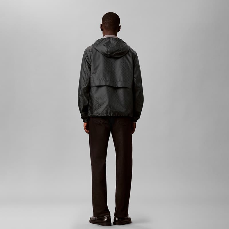Демисезонная куртка calvin klein UB1 Космический Черный Мужские Ветровки - изображение 5