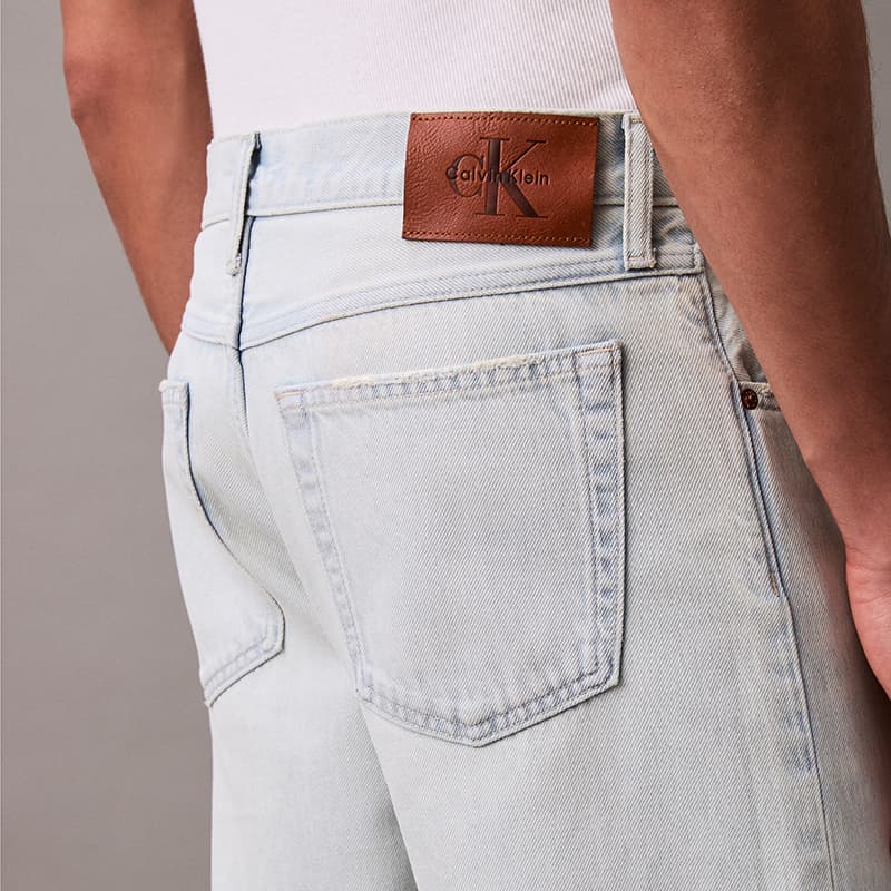 Штаны CALVIN KLEIN SS25 Джинсы Мужские Джинсовые Светло-Синие - изображение 7