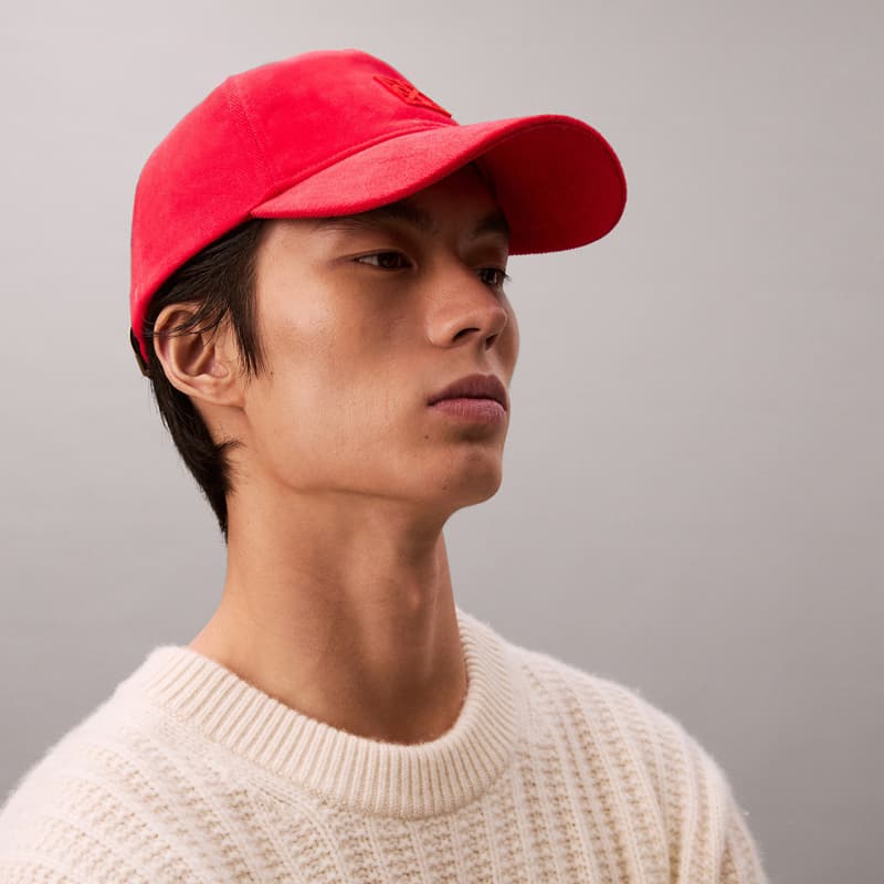 Кепка Calvin Klein Хлопковые Волоконные Кепки Унисекс Кармин - изображение 4