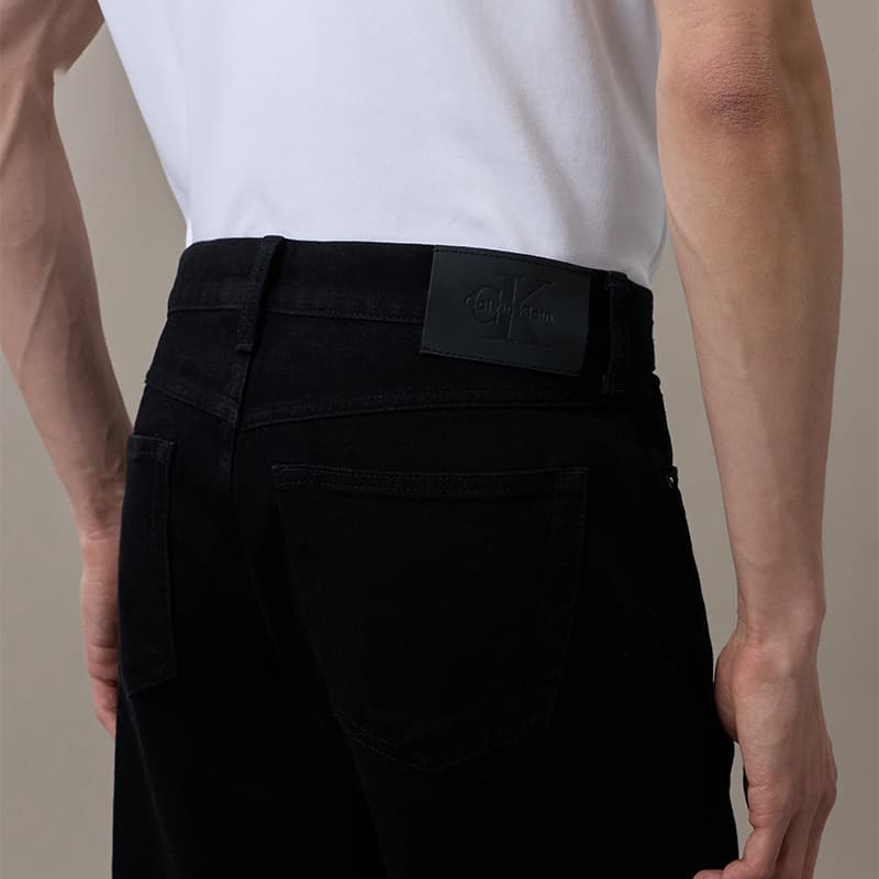 Штаны Calvin Klein JW4 Denim Черные Мужские Джинсы - изображение 8