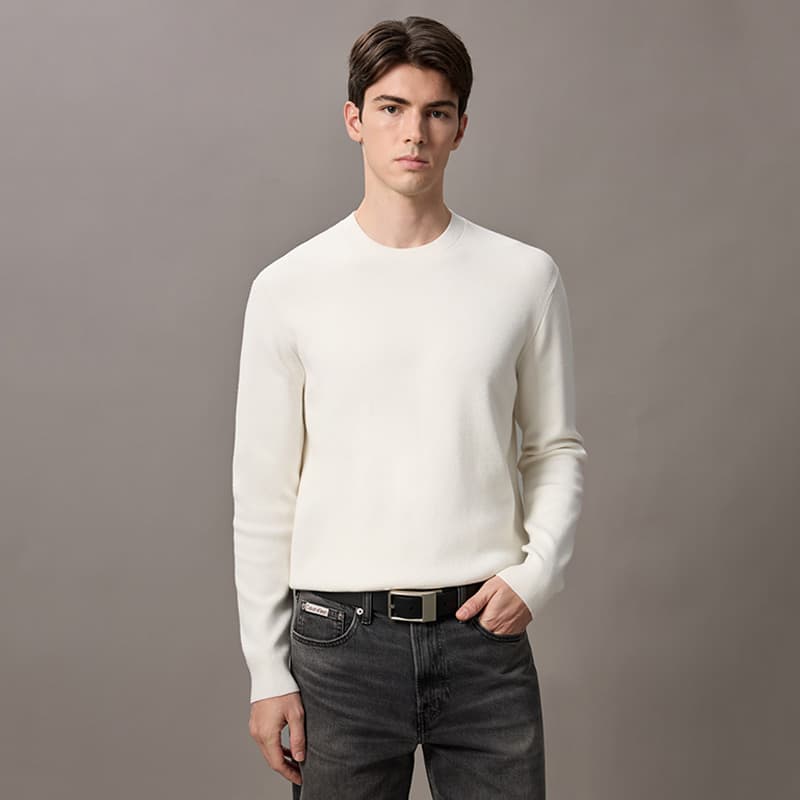 Ремень Calvin Klein Ремни из коровьей кожи мужской космический черный ширина 3,5 см - изображение 2