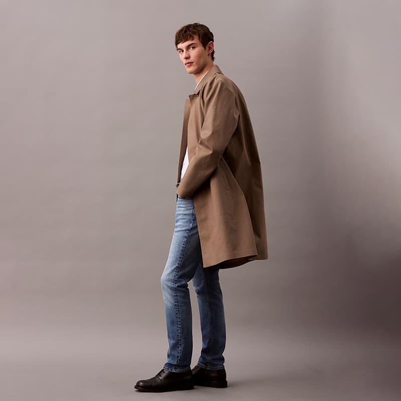Штаны Calvin Klein Джинсы Мужские RD9 Джинсовый Светло-Синий - изображение 4