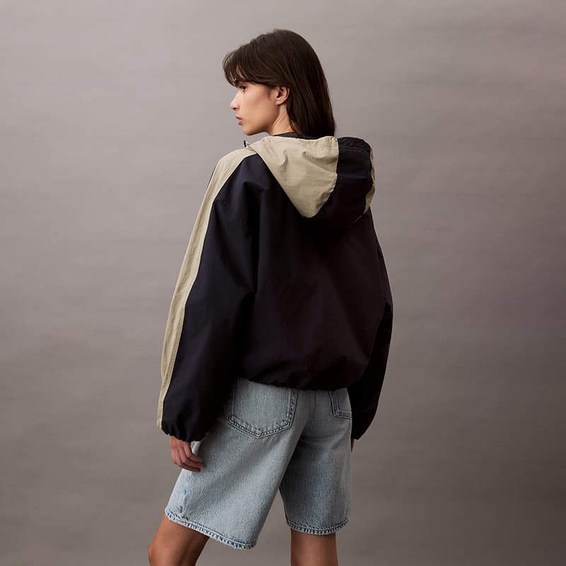 Куртка Calvin Klein SS25 Куртки и Пальто Женские Лорел Коричневый Темно-синий Синий - изображение 5