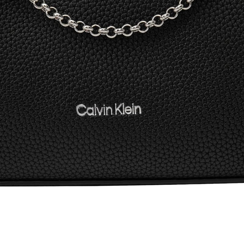 Мини-сумка calvin klein Смешанный материал Сумки через плечо Женские Космический черный - изображение 8