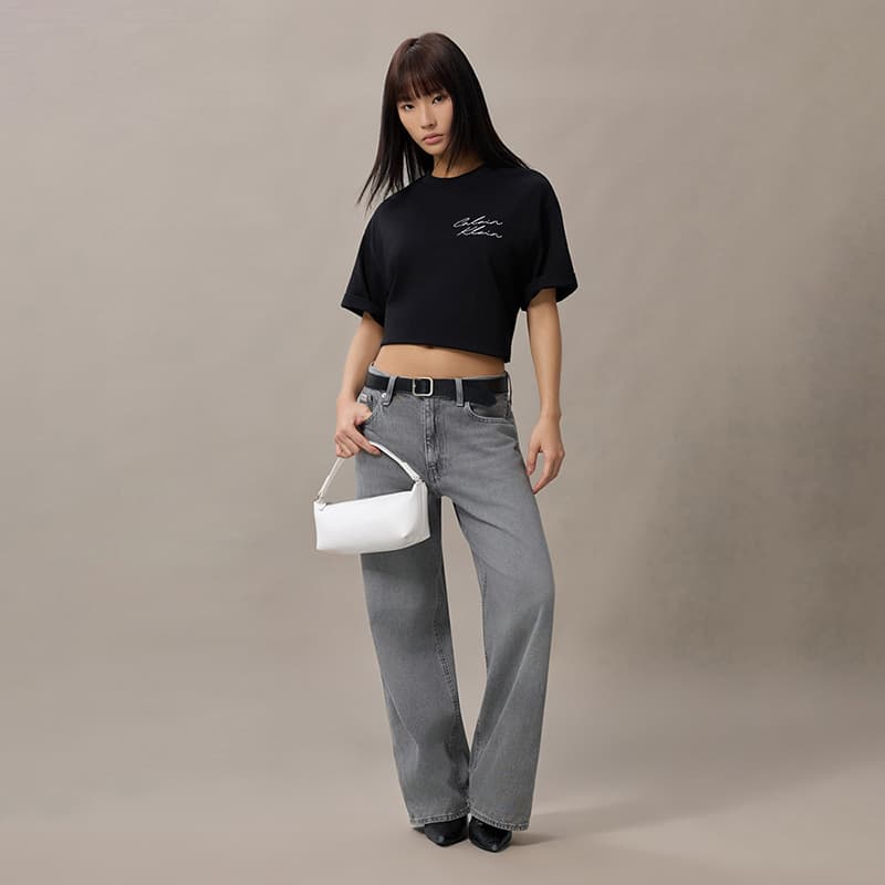 Сумка Calvin Klein Синтетический материал Сумки кросс-боди Обычный (стандартный) Женские Лунно-белый - изображение 5