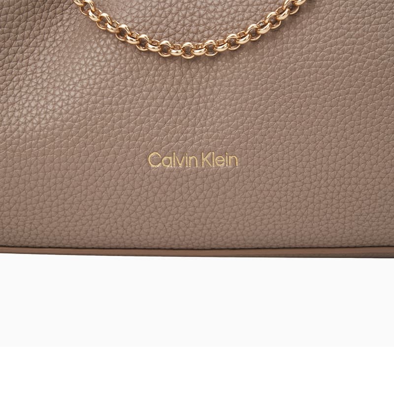 Мини-сумка CALVIN KLEIN Сумка через плечо из синтетического материала женский песочно-коричневый - изображение 7