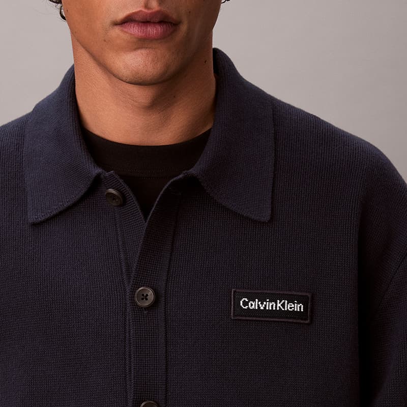 Calvin Klein CEF Темно-синий Синий Мужской Трикотаж - изображение 4