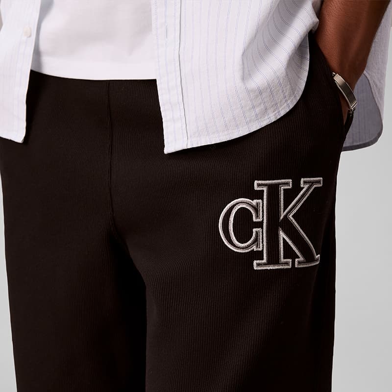 Штаны Calvin Klein UB1 Космический Черный Мужские Повседневные Штаны - изображение 7