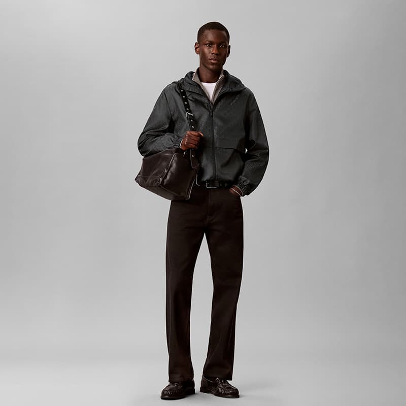 Демисезонная куртка calvin klein UB1 Космический Черный Мужские Ветровки - изображение 4