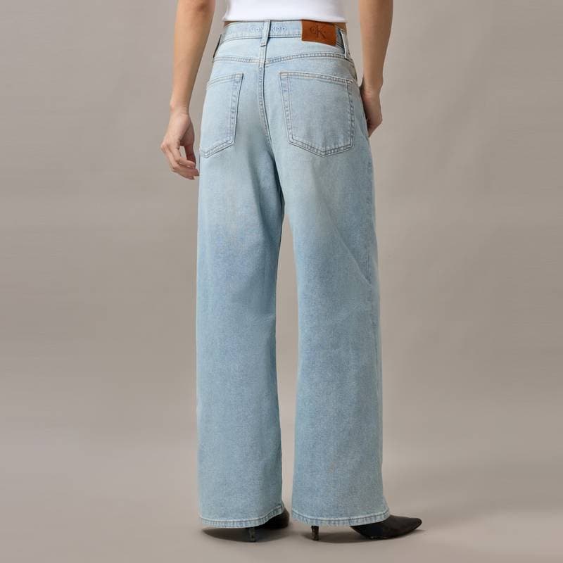 Джинсы Calvin Klein Wide Leg Version VB7 Джинсовый Светло-Синий Женские Джинсы - изображение 3
