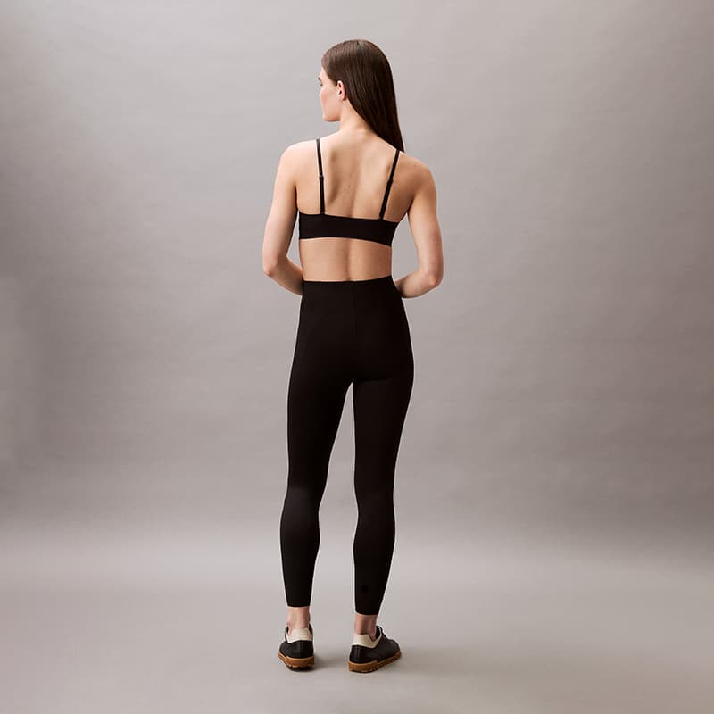Штаны CALVIN KLEIN Вязаные спортивные брюки женские цвет космический черный - изображение 4