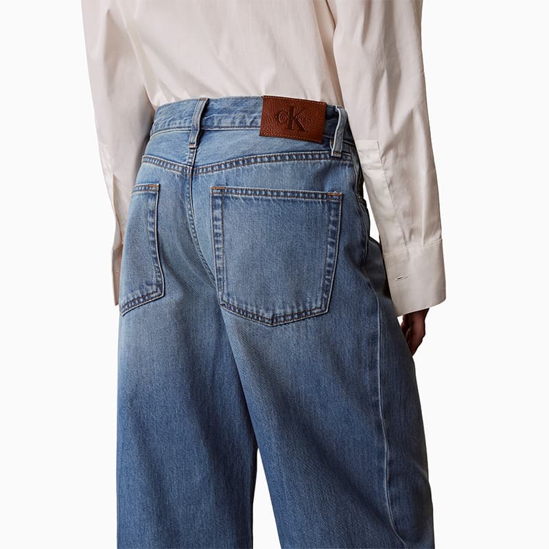 Джинсы Calvin Klein 1X8 Джинсовый Синий Женские Джинсы - изображение 3