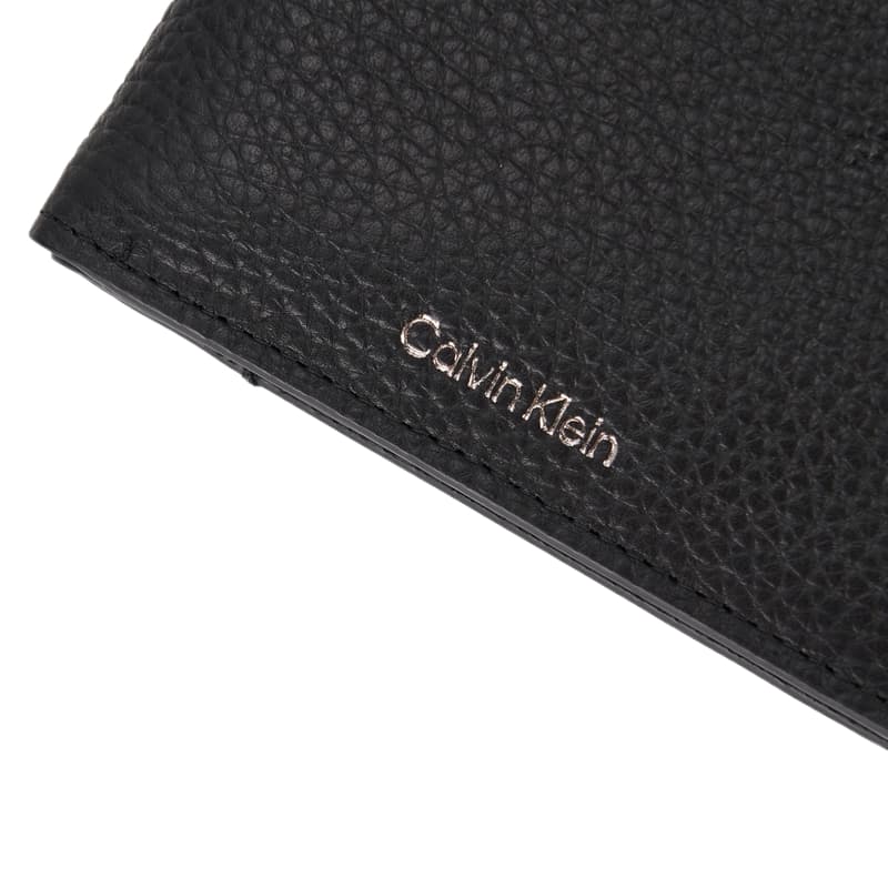 Кошелек Calvin Klein Кошелек из коровьей кожи Мужской Космос Черный - изображение 4