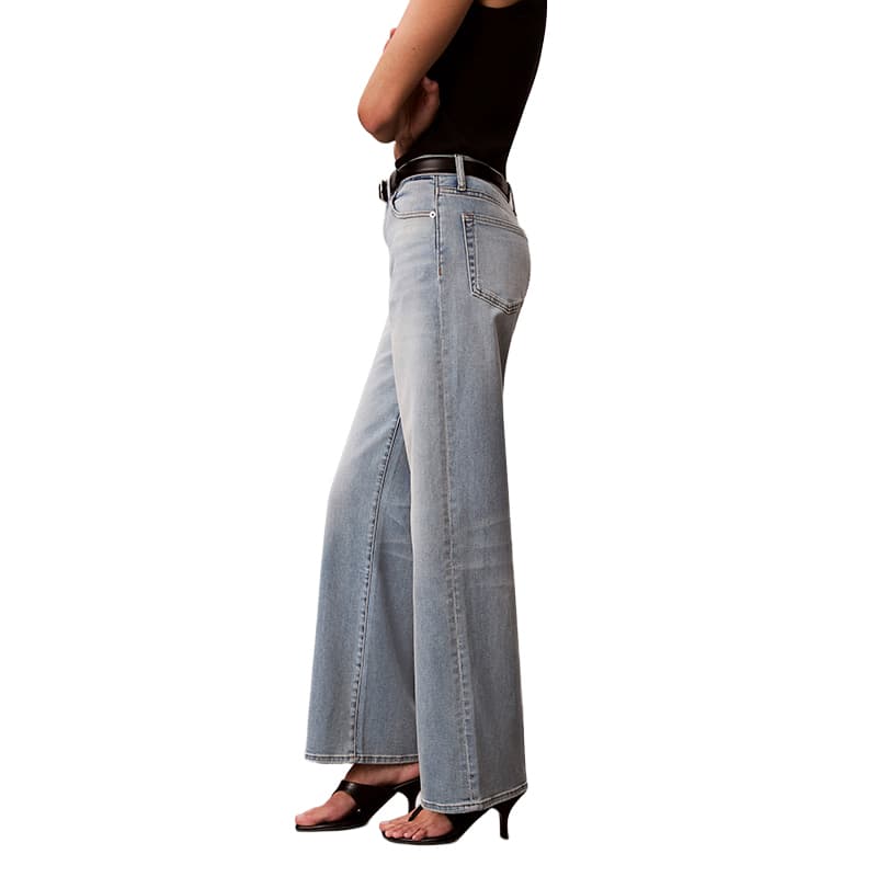 Джинсы Calvin Klein Wide Leg Version 3SE Джинсы Светло-Синие Женские - изображение 5