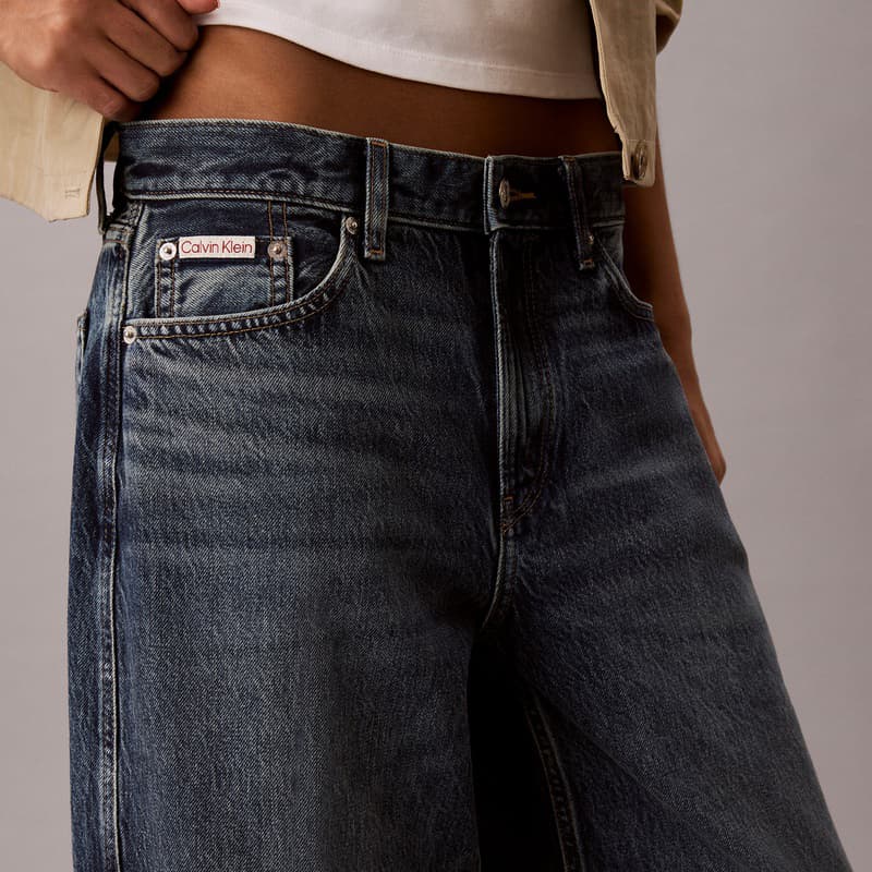 Джинсы Calvin Klein SCK Джинсовый Синий Женские Джинсы - изображение 5