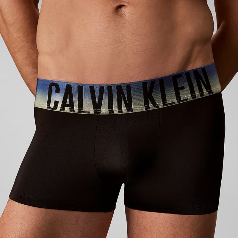 Трусы Calvin Klein 6M6 Сумерки Малиновый Черный Frosty Черный Прозрачный Остров Черный Мужские Боксеры - изображение 6