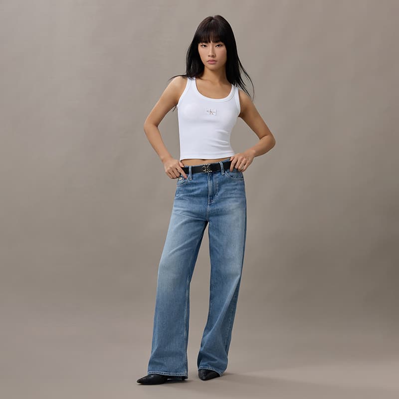 Ремень Calvin Klein Ремни из коровьей кожи Женские Черные Ширина 3 см - изображение 5
