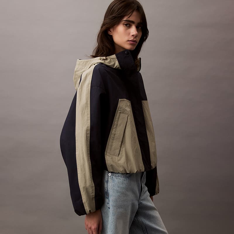 Куртка Calvin Klein SS25 Куртки и Пальто Женские Лорел Коричневый Темно-синий Синий - изображение 6