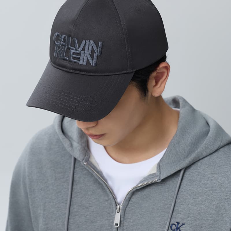Кепка calvin klein Хлопковое волокно Кепки Унисекс Асфальтовый серый - изображение 6