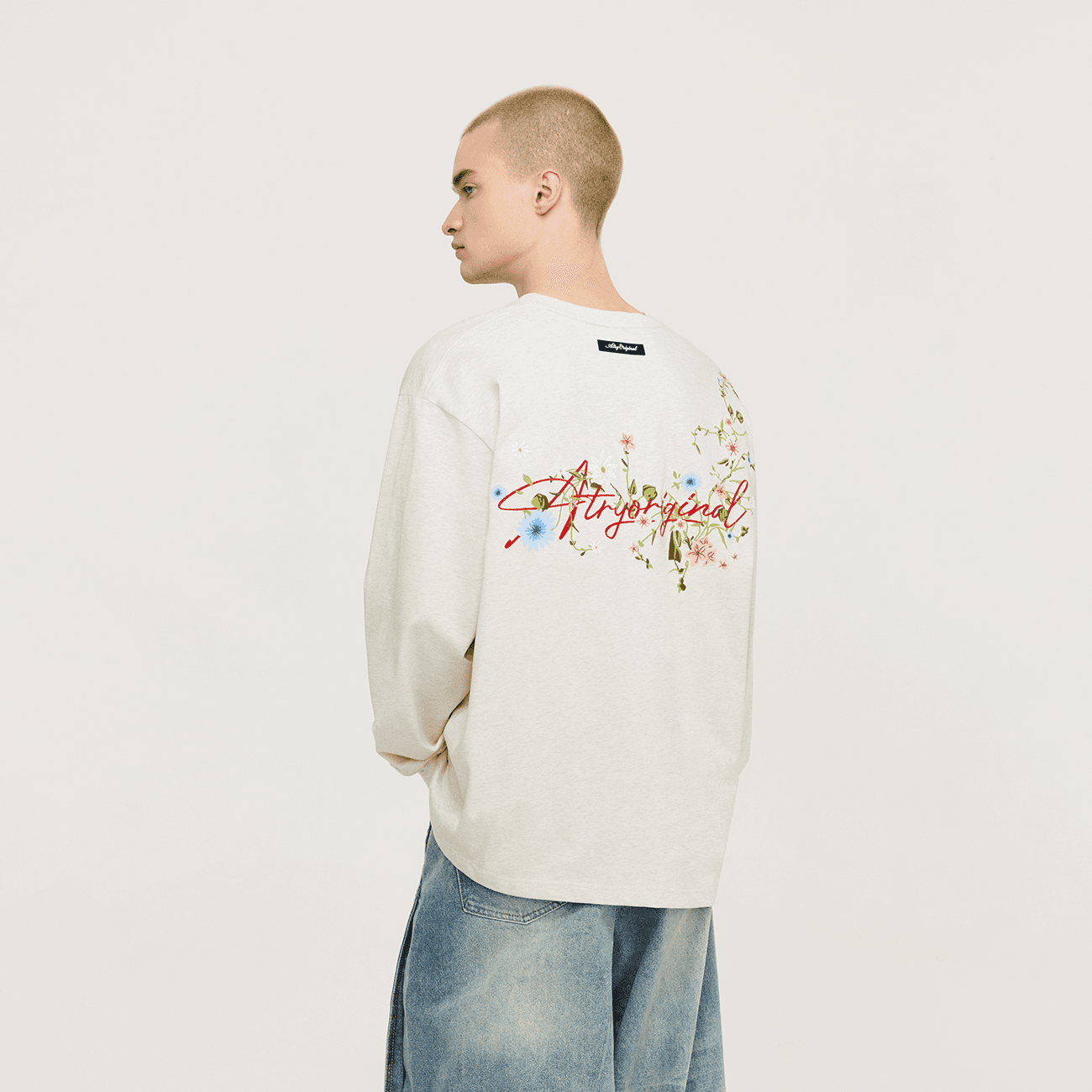 Футболка Atry Flower body LOGO series T-рубашка Унисекс - изображение 3