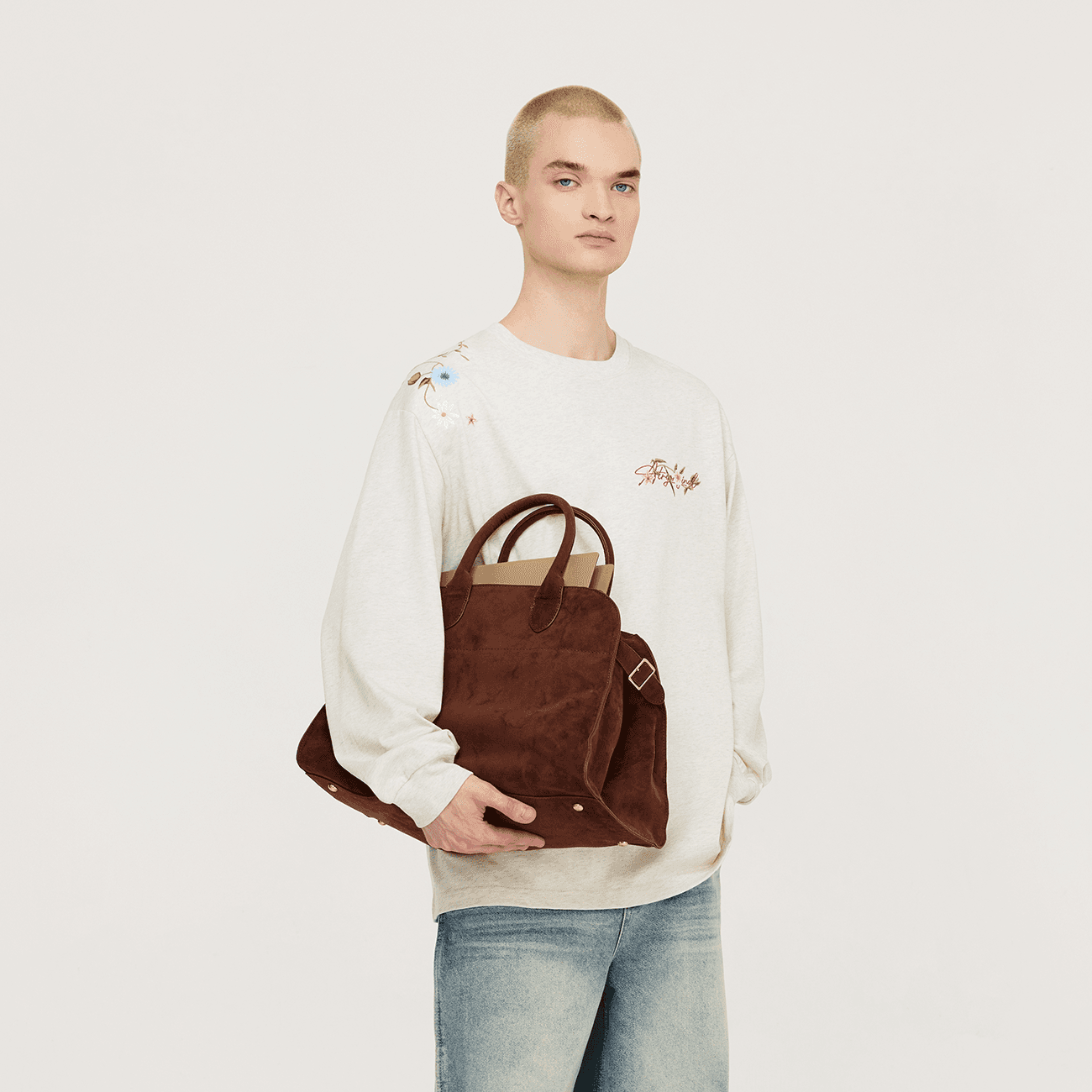 Футболка Atry Flower body LOGO series T-рубашка Унисекс - изображение 5