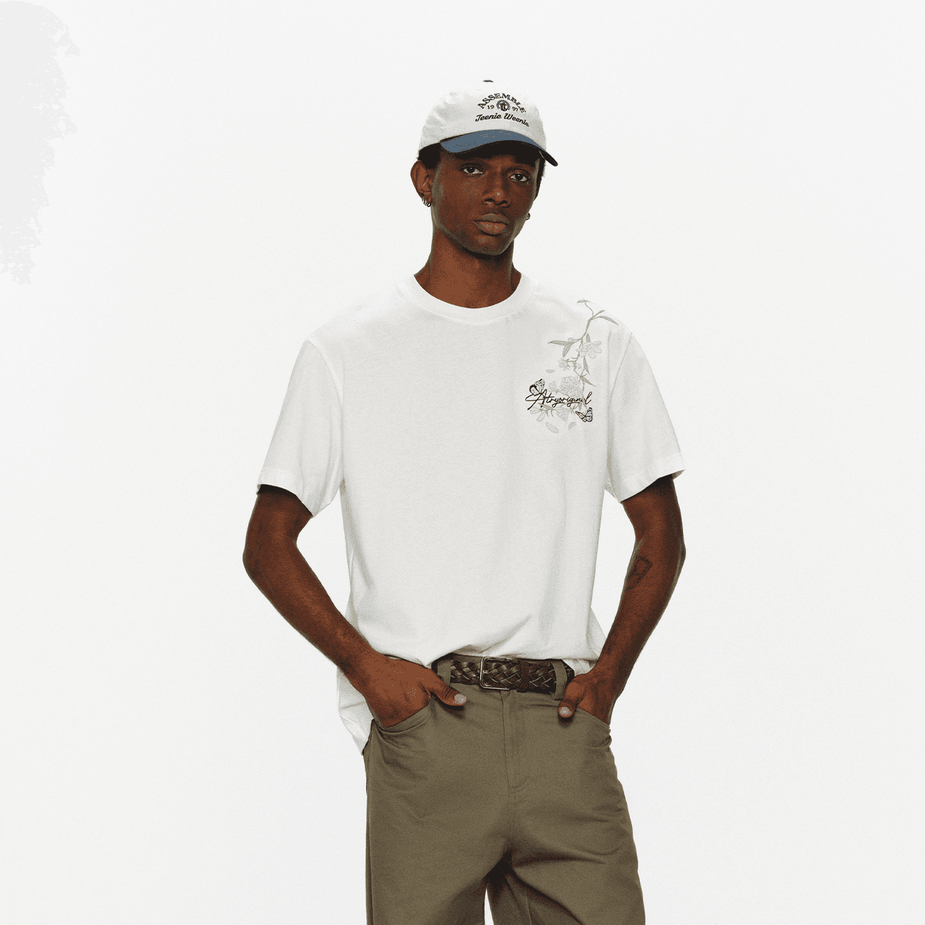 Футболка Atry Flower body LOGO series T-рубашка Унисекс - изображение 4
