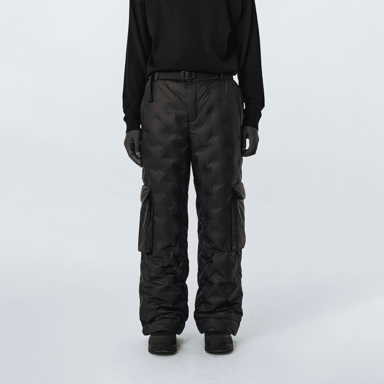Atry American Sporty Style Рабочий стиль Брюки Утолщенный с начесом Ветрозащитный Теплоизоляционный Пуховые брюки - изображение 3