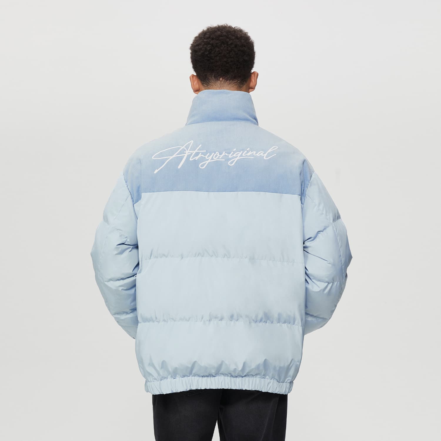 Зимняя куртка пуховик Atry Reversible Letter Patchwork Jacket - изображение 5
