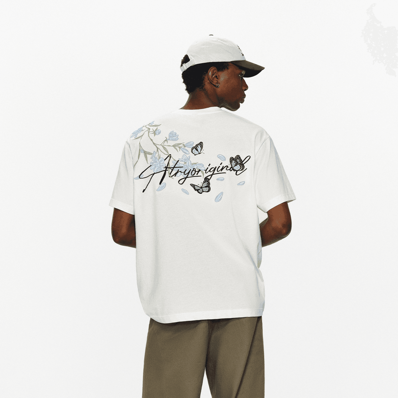 Футболка Atry Flower body LOGO series T-рубашка Унисекс - изображение 5