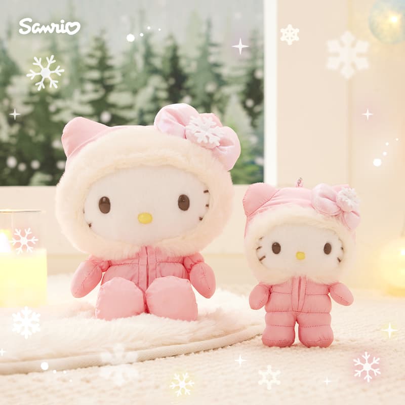 Sanrio Флис Зимние Куклы Плюшевый Украшение 7 5 см H7,5cm - изображение 4