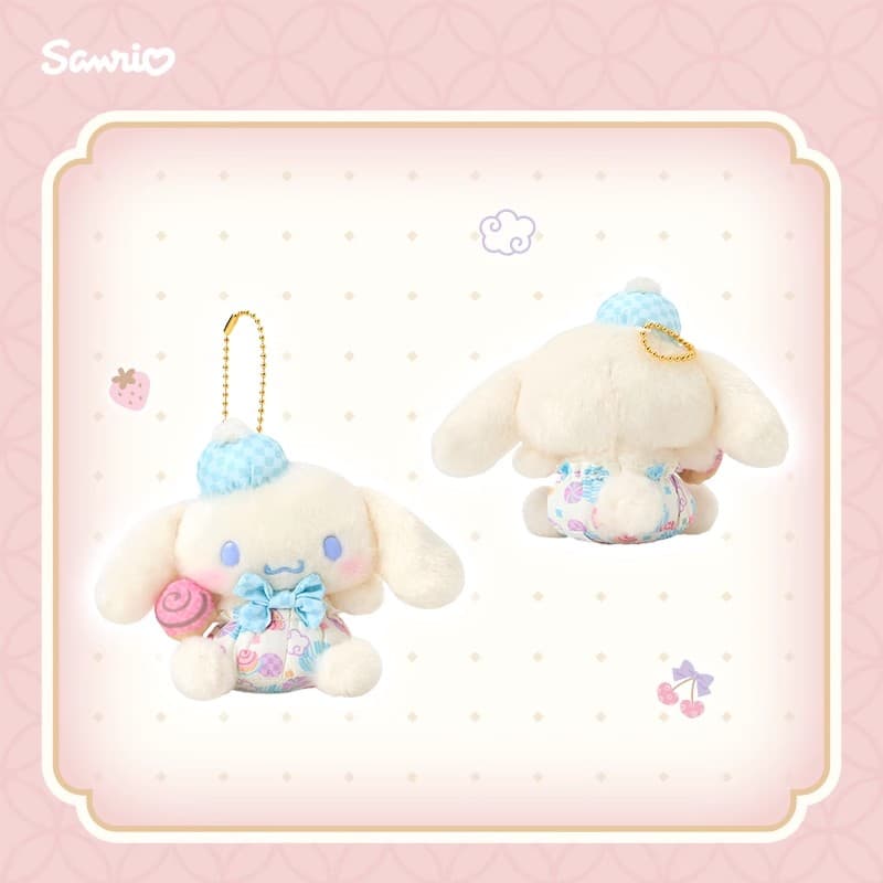 Sanrio Cinnamoroll Классический Китайский Стиль Винтажные Мягкие Брелоки-Игрушки Длина Тела 7 см 11 см - изображение 2