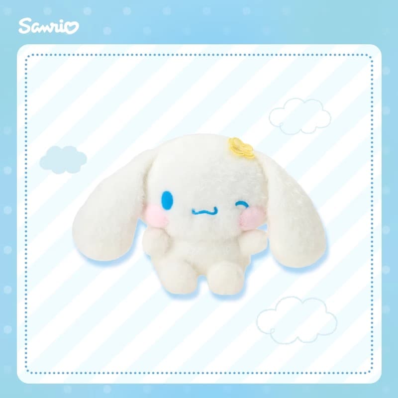 Sanrio Круглое лицо Коллекция Куклы Плюшевый Украшение 7 см Длина тела - изображение 4