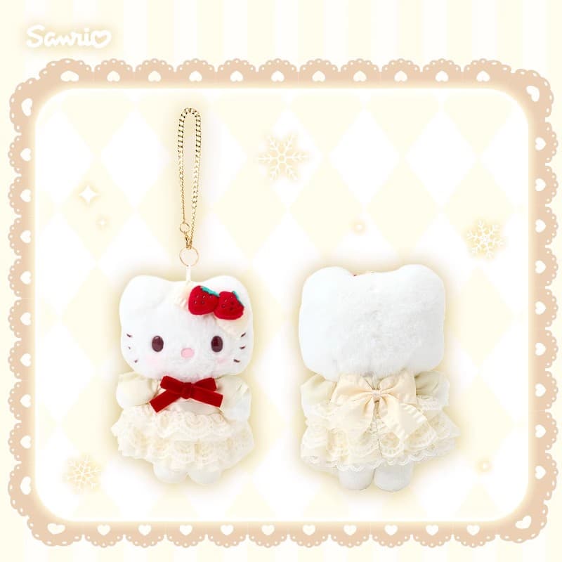 Санрио Strawberry Cake Collection Куклы Плюшевый Украшение 13,5 см Длина Корпуса - изображение 4