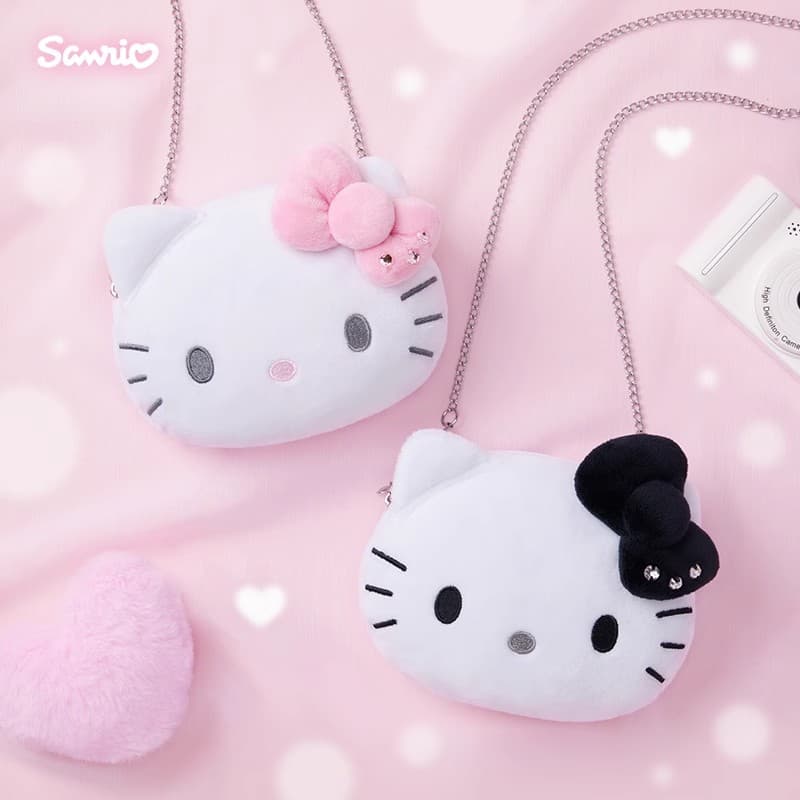 Портмоне Sanrio Полиэстеровая ткань Сумка Подвеска Стандартная (Стандартная) Унисекс Черный Розовый - изображение 3