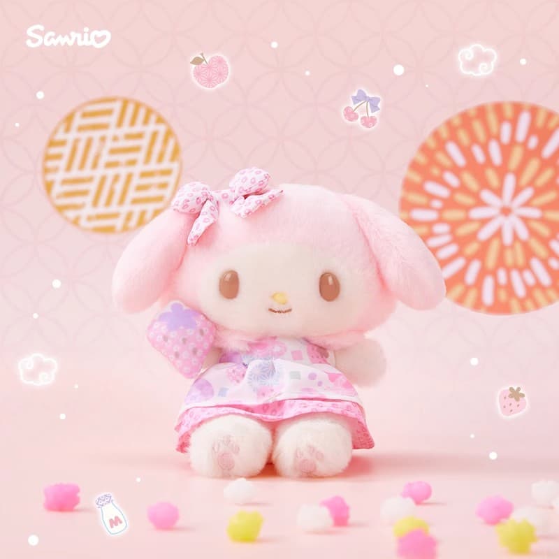 Sanrio Классический Китайский Стильный Винтаж Плюшевая Кукла с Украшением Длина Тела 9 см - изображение 2