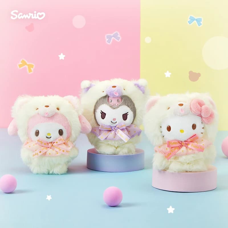 Санрио My Melody Куклы Плюшевый Украшение H9cm L14cm - изображение 2