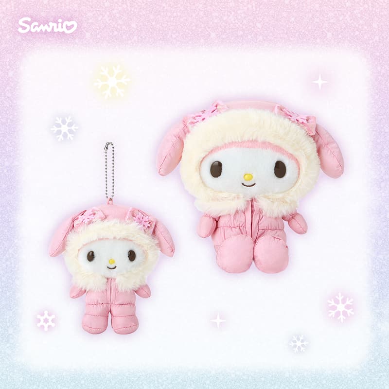 Sanrio Флис Зимние Мягкие Брелоки-Игрушки 7 см Длина Тела - изображение 4