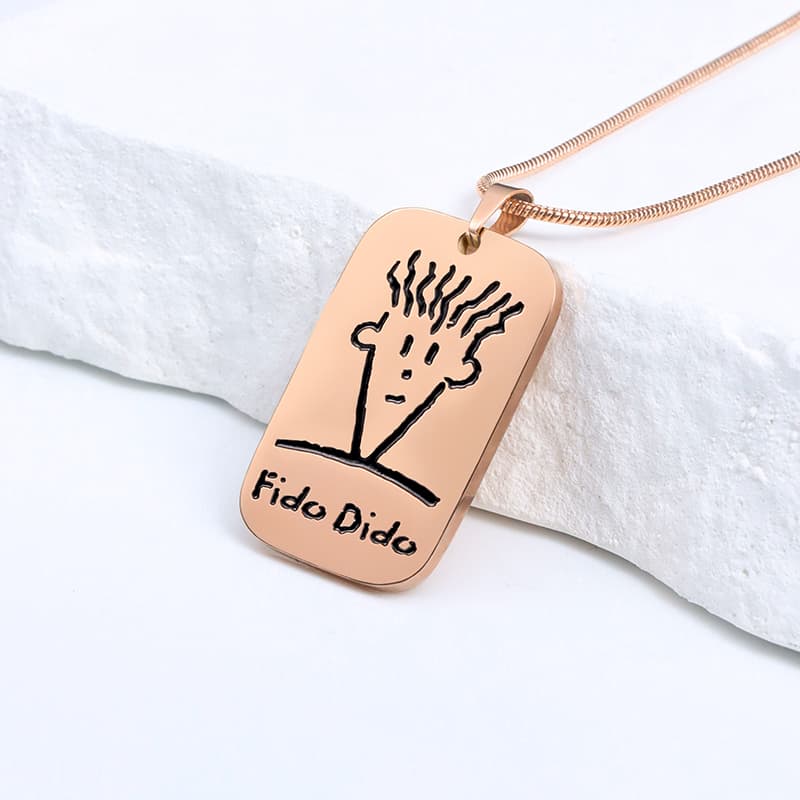 Ожерелье FIDO DIDO ins - изображение 5